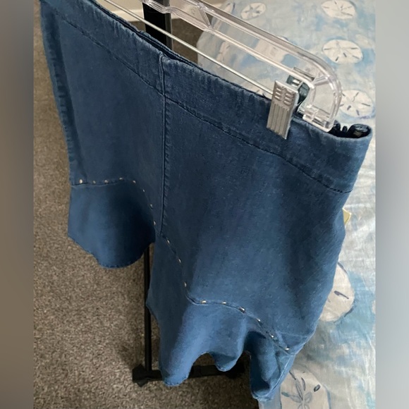 Studded Denim Skirt Reba - Picture 4 of 14